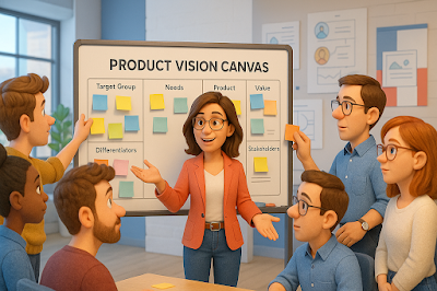 Product Vision Canvas : l'outil pour une Vision Produit alignée et agile 1/2