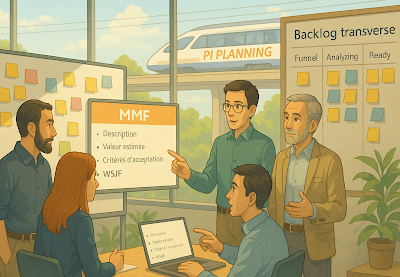 Créer un backlog transverse piloté par la valeur : l’ossature d’un train agile